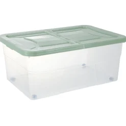 Gifi Rangement|Box dessous de lit vert 45L