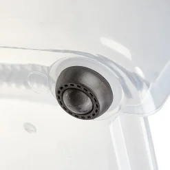 Gifi Rangement|Box multi directionnelle transparente couvercle gris 72 L