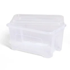 Gifi Rangement|Box rangement 4,5L plastique transparent 28xH18,5x14cm