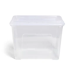 Gifi Rangement|Box rangement 21L plastique transparent 38xH27,2x28cm
