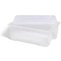 Gifi Rangement|Box rangement 10L plastique transparent 38xH14x28cm
