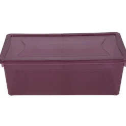 Gifi Rangement|Box rangement textile violette 5 L