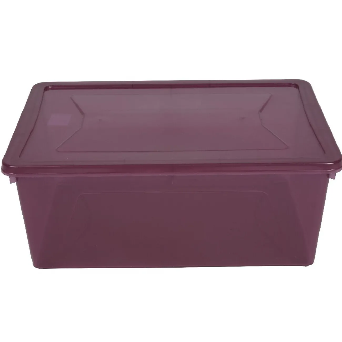 Gifi Entretien Du Linge|Box rangement textile violette 10 L