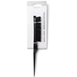 Gifi Beauté^Brosse à cheveux démêlage et coiffage picots en nylon noir