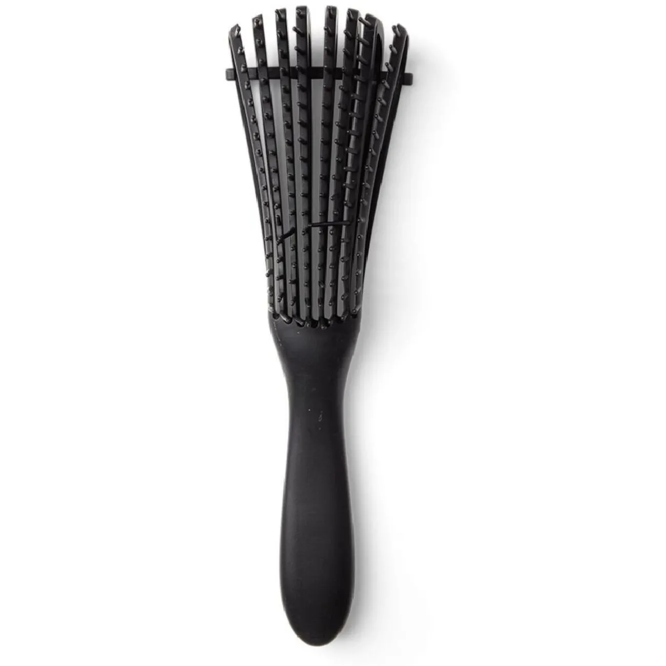 Gifi Beauté^Brosse à cheveux démêlante plate à picots PVC noir