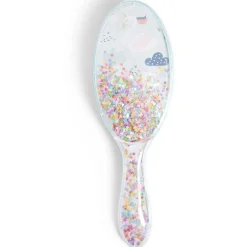 Gifi Beauté^Brosse à cheveux enfant avec manche étoiles multicolores L21cm