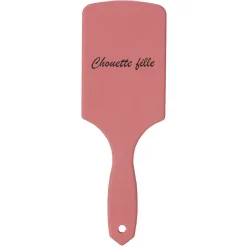 Gifi Beauté^Brosse à cheveux plate rose doré noir ou blanc