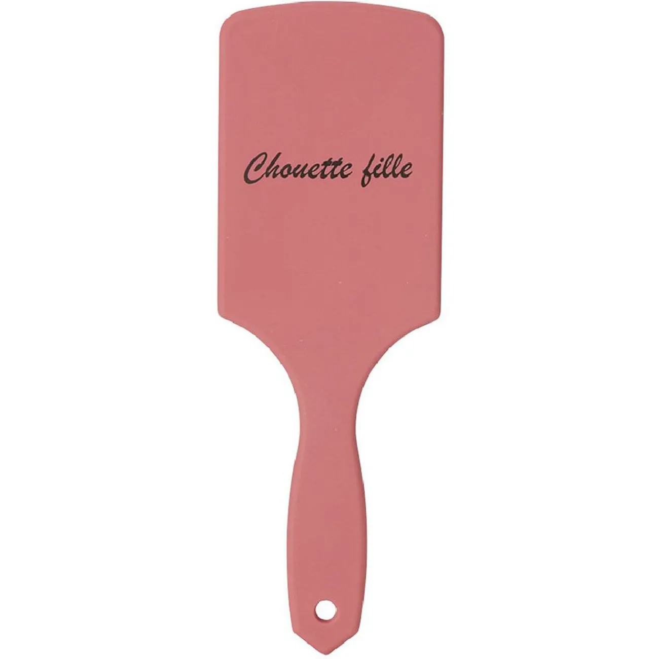 Gifi Beauté^Brosse à cheveux plate rose doré noir ou blanc