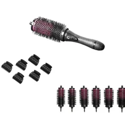 Gifi Beauté^Brosse à cheveux spécial brushing 6 rouleaux céramique
