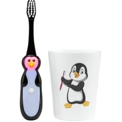Gifi Bien-Être^Brosse à dent avec minuterie et gobelet design animal