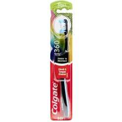 Gifi Bien-Être^Brosse à dents Colgate 360° Fresh&Protect poils souples