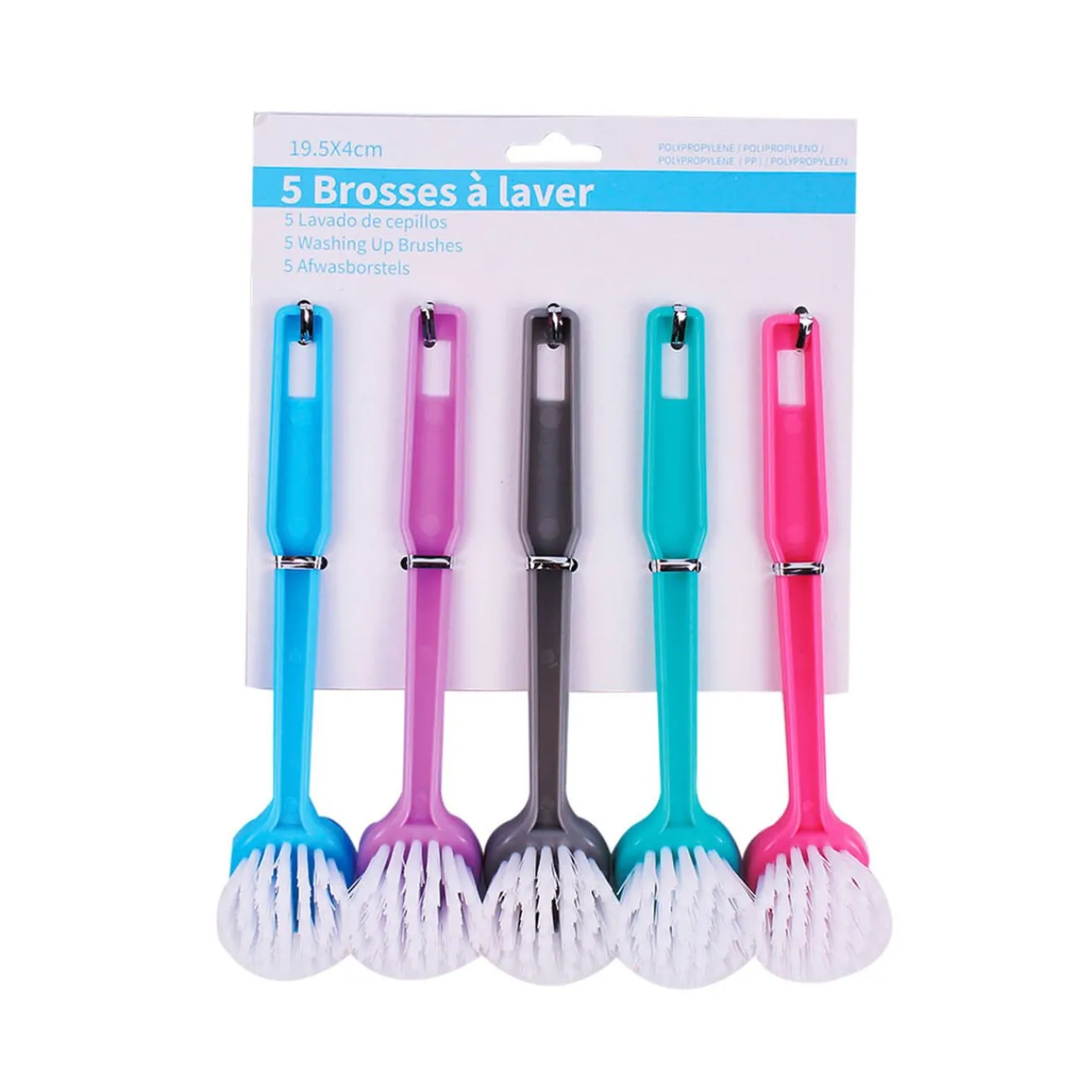 Gifi Nettoyage Et Entretien|Brosse à vaisselle coloré x 5