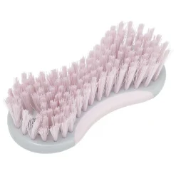 Gifi Beauté^Brosse de nettoyage décorée 16x7x3,5cm rose