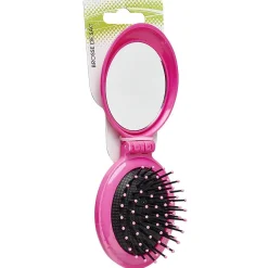 Gifi Beauté^Brosse de sac ronde rétractable avec miroir