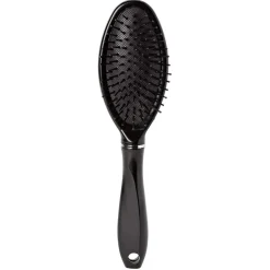 Gifi Beauté^Brosse pneumatique ovale picots perlés pvc noir