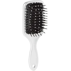 Gifi Beauté^Brosse pneumatique rectangulaire picots perlés pvc gris