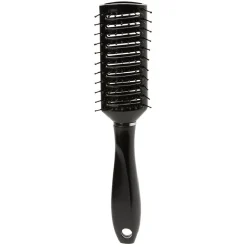Gifi Beauté^Brosse tunnel multi-usages picots perlés pvc noir