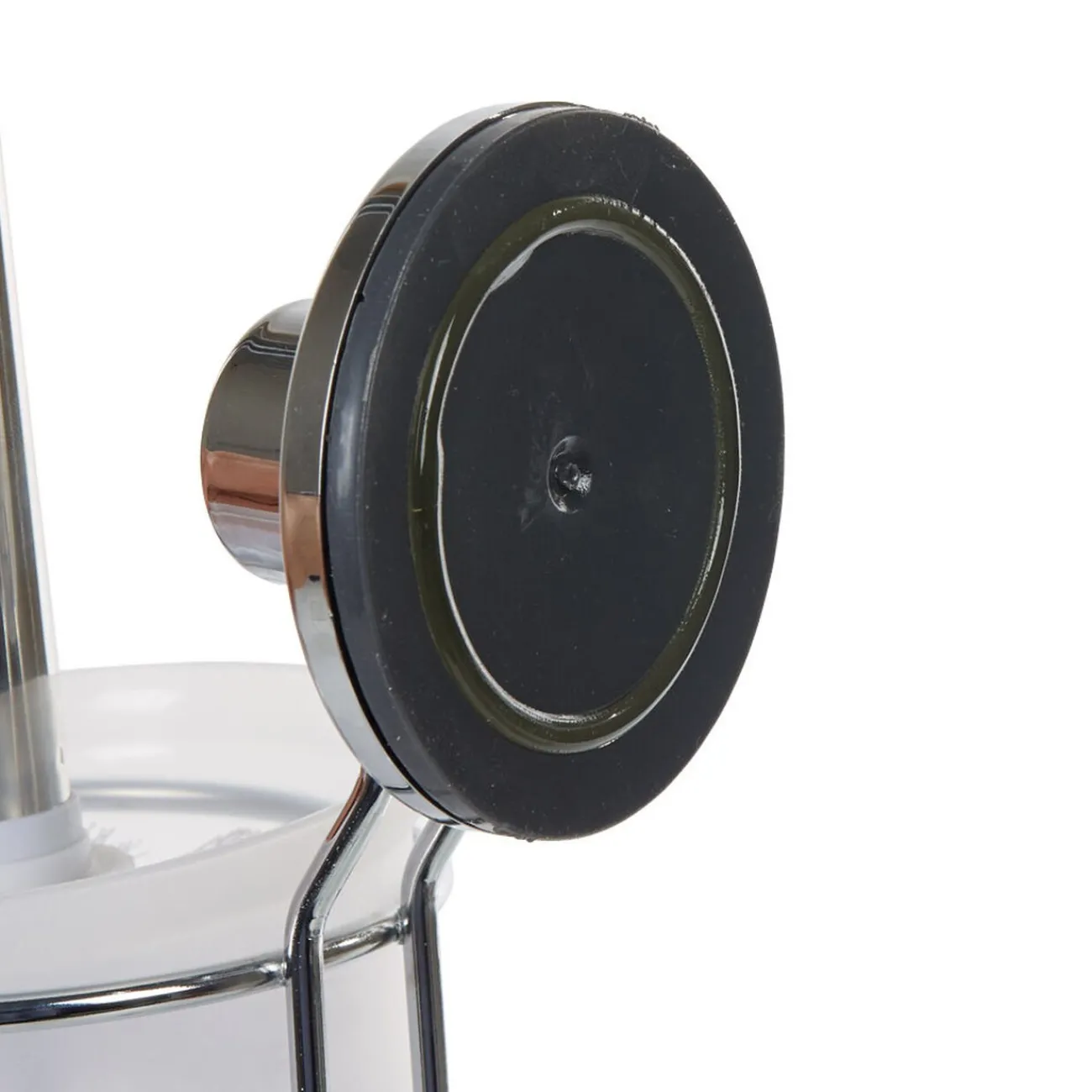 Gifi Equipement Wc^Brosse WC à ventouse gris blanc