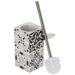 Gifi Equipement Wc^Brosse WC avec support céramique design carreau de ciment