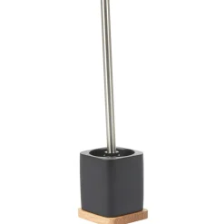 Gifi Equipement Wc^Brosse WC couleur bois et noir