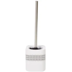 Gifi Nettoyage Et Entretien|Brosse WC design graphique blanc et noir