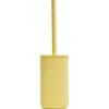 Gifi Equipement Wc^Brosse WC polyrésine jaune Sunflow Ø9,6xH35cm