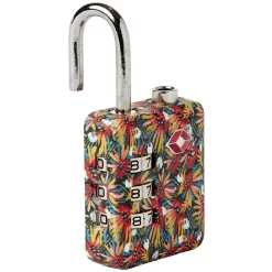 Gifi Outils Bricolage^Cadenas combinaison 3 chiffres motif tropical L3,5cm