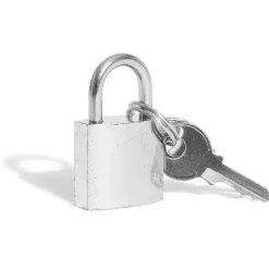 Gifi Outils Bricolage^Cadenas en acier gris chromé de 20 mm - 2 clés