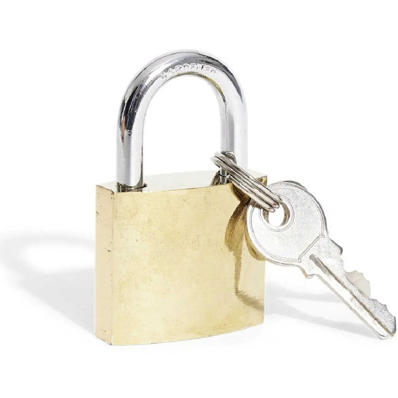 Gifi Outils Bricolage^Cadenas en acier massif jaune 32mm - 2 clés