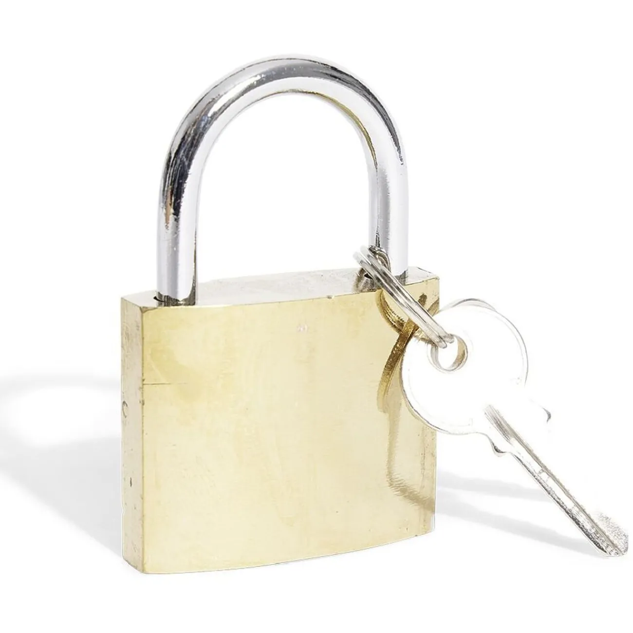 Gifi Outils Bricolage^Cadenas en acier massif jaune l.50 mm - 2 clés