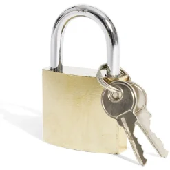 Gifi Outils Bricolage^Cadenas en acier massif jaune 38mm - 2 clés