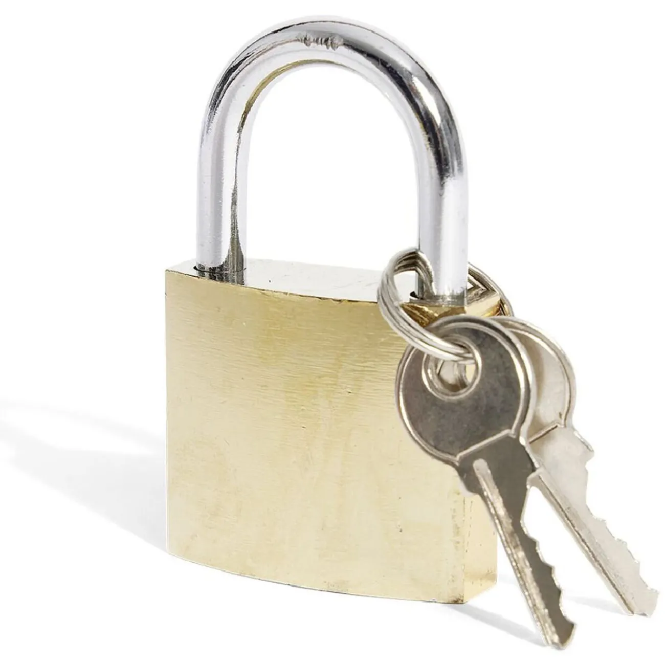 Gifi Outils Bricolage^Cadenas en acier massif jaune 38mm - 2 clés