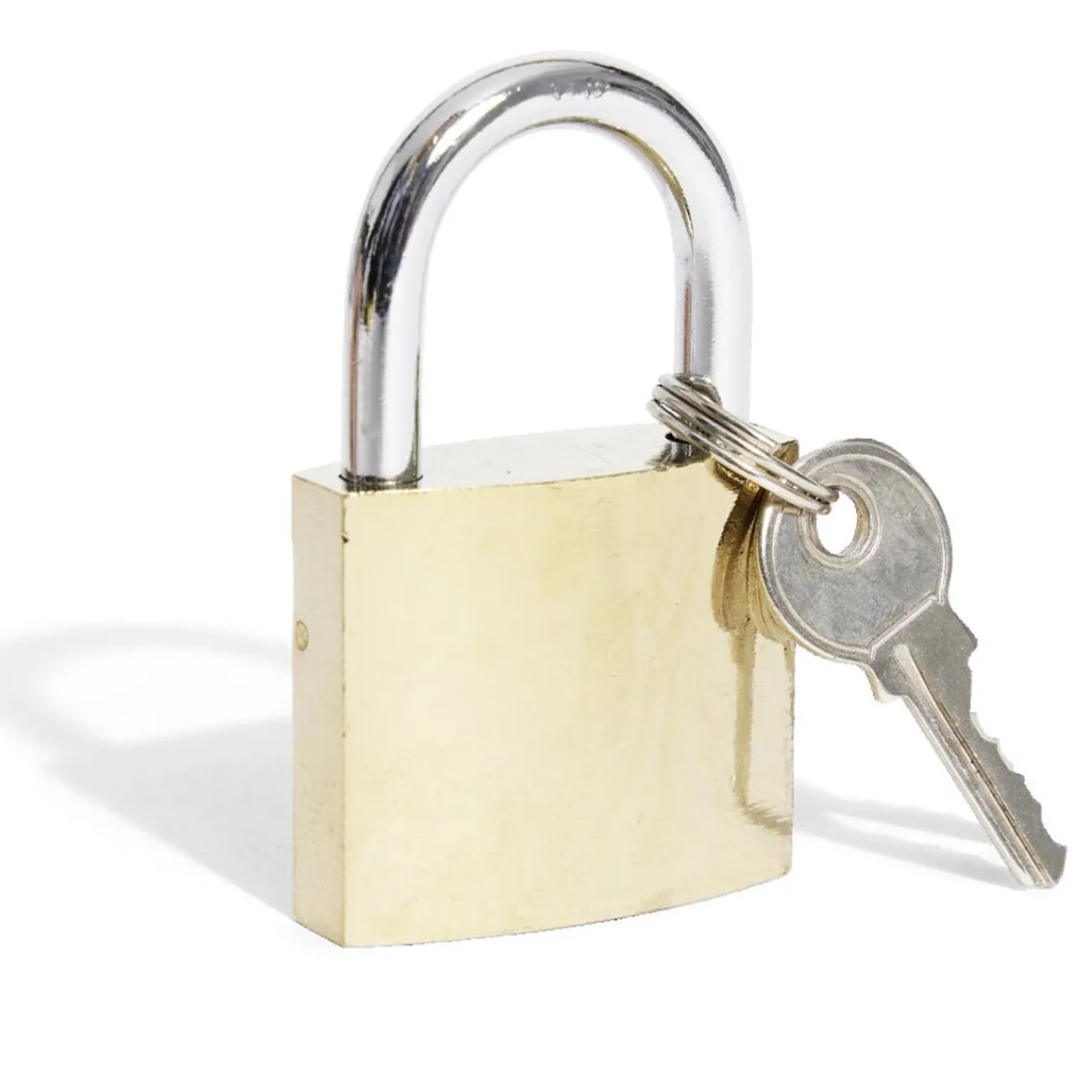 Gifi Outils Bricolage^Cadenas en acier massif jaune 38mm - 2 clés