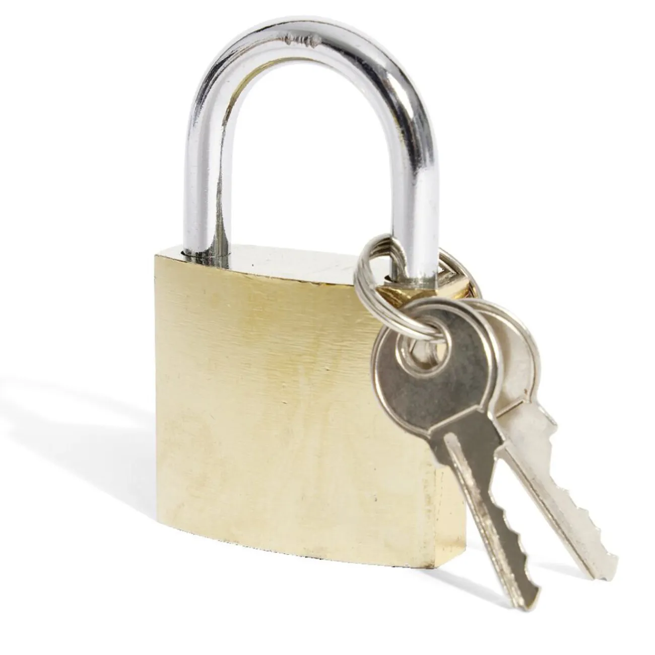 Gifi Outils Bricolage^Cadenas en acier massif jaune 38mm - 2 clés