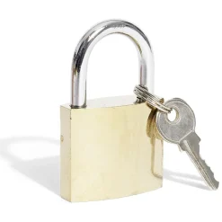 Gifi Outils Bricolage^Cadenas en acier massif jaune 38mm - 2 clés