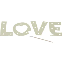 Gifi Eclairage Extérieur^Cadre photo lumineux mot LOVE à décorer