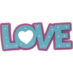 Gifi Eclairage Extérieur^Cadre photo lumineux mot LOVE à décorer