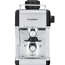 Gifi Cafetière expresso Homday noire pour café moulu 800 W