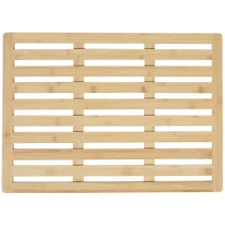 Gifi Aménagement Salle De Bain^Caillebotis de salle de bain en bambou