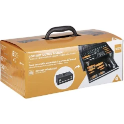 Gifi Aménagement Atelier^Caisse à outils en acier 119 pièces