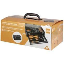 Gifi Aménagement Atelier^Caisse à outils en acier 119 pièces