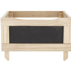 Gifi Rangement|Caisse de rangement superposable en bois