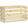 Gifi Rangement|Caisse en bois empilable naturel