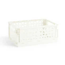 Gifi Rangement|Caisse pliable beige pastel 3,4L - 24x17xH10cm