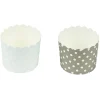 Gifi Caissette à muffin motif pois gris bleu x25