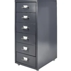 Gifi Rangement|Caisson 6 tiroirs 4 roues noir