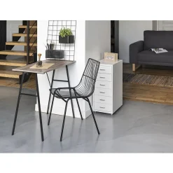 Gifi Rangement|Caisson 6 tiroirs 4 roues noir