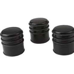 Gifi Quincaillerie^Cale porte noir x3