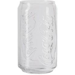 Gifi Canette de Coca x3 en verre transparent