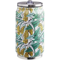 Gifi Canette isotherme inox imprimé tropical 260 ml